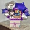 Arreglo completo para cumpleaños infantil con globos y peluche
